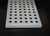 Scratch Resistant Silver Perforated Aluminum Panels 0.6mm Thick